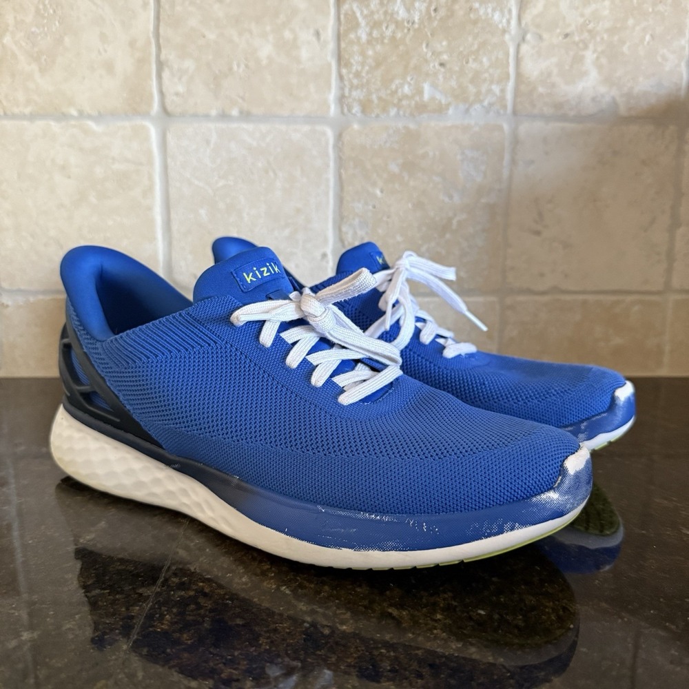 Kizik Athens Slip On Sneakers M's 10.5 W's 12‎ Blue Comfort